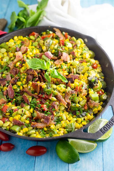 Southern Succotash Recipe | The Gracious Wife