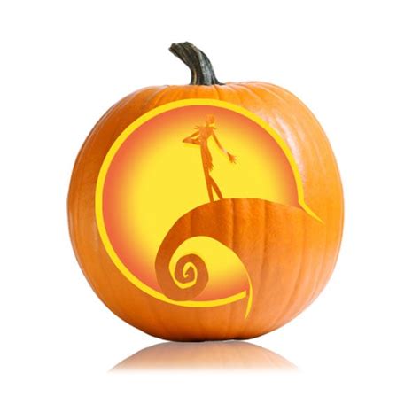 Nightmare Before Christmas Pumpkin Carving Stencil