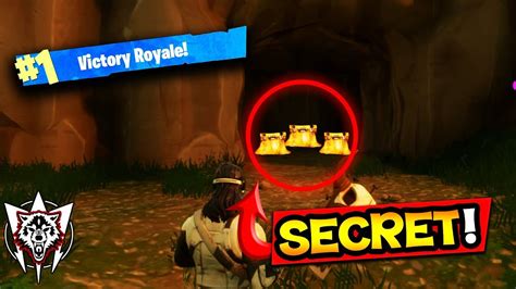 *NEW* SECRET CAVE - Fortnite Battle Royale - YouTube