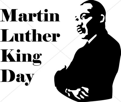 Black History Month Program Cover | Martin Luther King Clipart