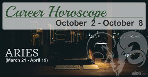 Aries Career Horoscope for October 2