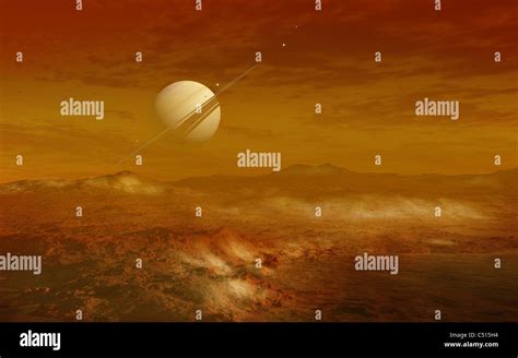 Titan moon hi-res stock photography and images - Alamy