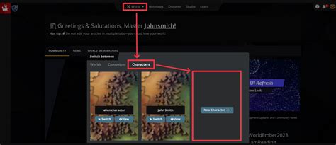 How to Create Your Player Character in Player Knowledge Base | World Anvil