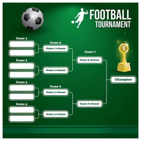 Football Tournament Bracket 194435 Vector Art at Vecteezy