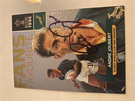 Sporting Memorabilia - Andre Joubert springboks autograph was sold for R300.00 on 18 Sep at 20: ...