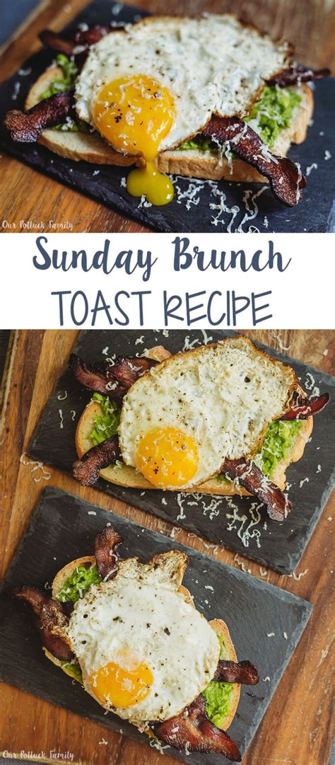 Sunday Brunch Toast Recipe | Toast recipes, Recipes, Healthy breakfast ...