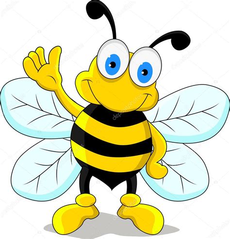 Happy bee cartoon — Stock Vector © starlight789 #12216709