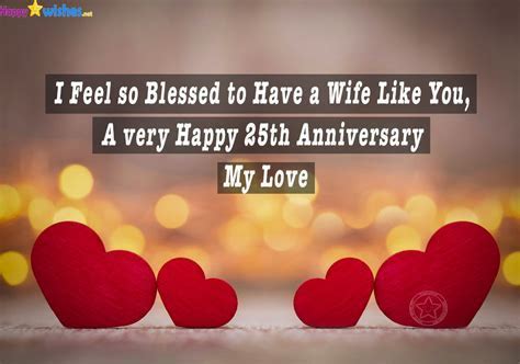 Happy 25th marriage anniversary 25th anniversary wishes for wife 313899 ...