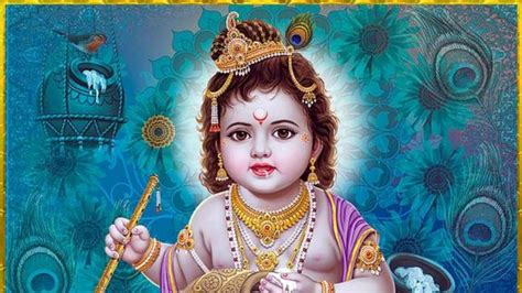 Little Krishna With Flute God HD Krishna Wallpapers | HD Wallpapers ...