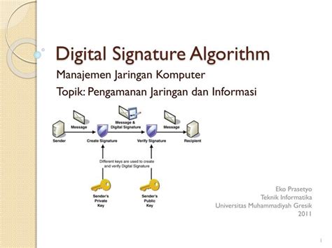 PPT - Digital Signature Algorithm PowerPoint Presentation, free download - ID:5624206