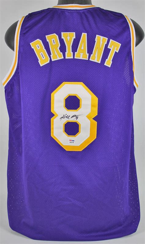 Lot Detail - Kobe Bryant Signed Los Angeles Lakes #8 Jersey (PSA/DNA)