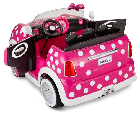 Kids Ride On Toys 12-Volt Minnie Mouse Hot Rod Coupe Car Electric 4Wheel Battery | eBay