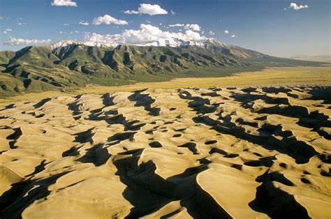 Aerial View Of Great Sand Dunes Photograph by Olivier Renck - Fine Art America