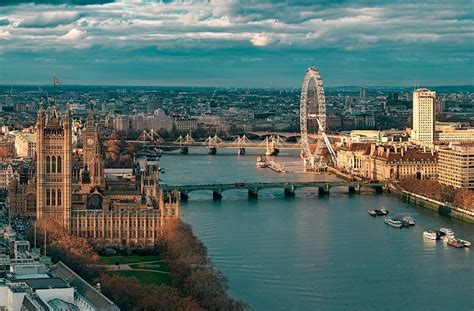 Aerial 360º panorama of West London : london