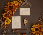 Luxury Gold Foil Wedding Invitations, Romantic Summer Wedding ...