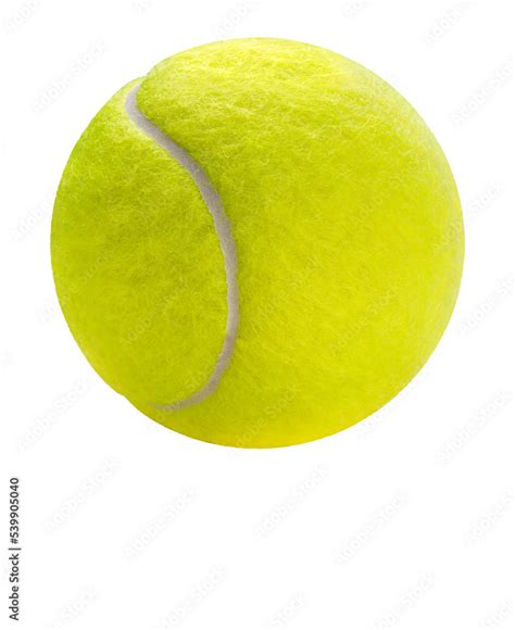 Tennis ball isolated on white background, Yellow Tennis ball sports equipment on white white PNG ...