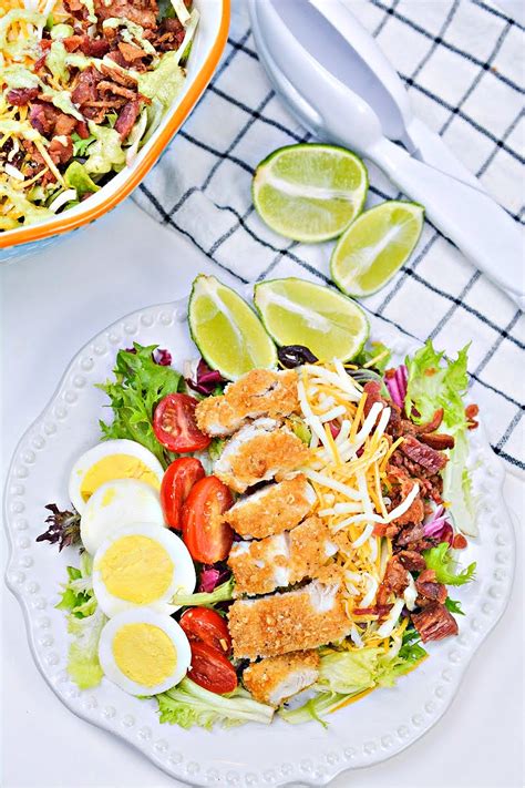 Copycat Keto Chick-Fil-A Cobb Salad With Avocado Lime Dressing