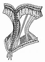 Corset Coloring Pages sketch template