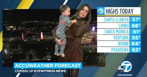 Baby Boy Interrupts The Leslie Lopez Weather Report In The Most ...