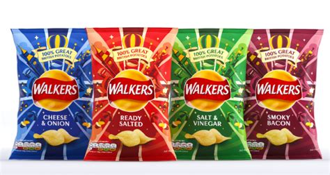 New, modern look for Walkers crisps