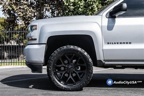 22 inch Snowflake Rims | Black Snowflake Wheels