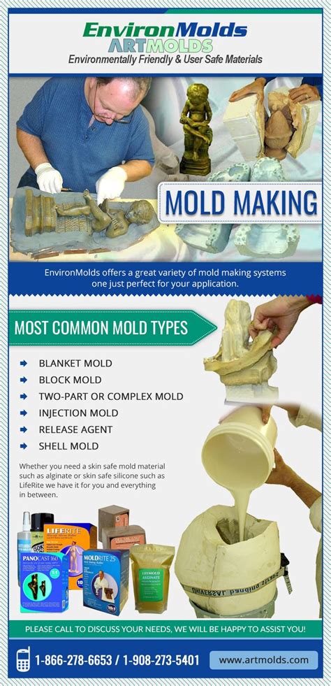 Mold Making Techniques and Purpose | Mold making, Mold making materials, Molding