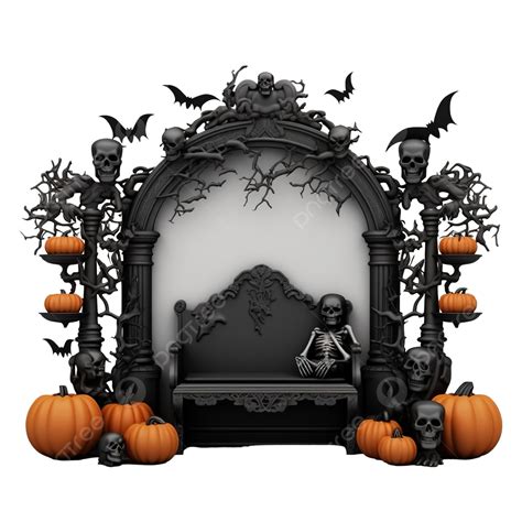 3d Render Halloween Product Display Stage With Copy Space, Sale Podium, 3d Stand, Display Stand ...