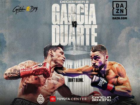 Ryan Garcia vs. Oscar Duarte Stats: Record, Weight, Height, Reach, and ...