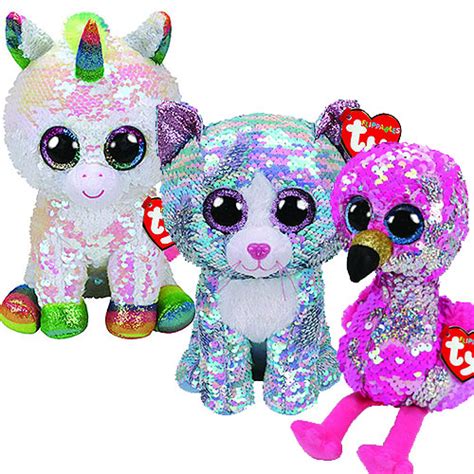 Ty Flippables Sequin Beanie Boos (Medium size)