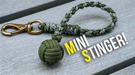 MINI Monkey's Fist Stinger Keychain Impact Tool Tutorial - YouTube