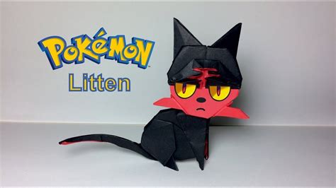 Paper Pokemon: Origami Litten Tutorial