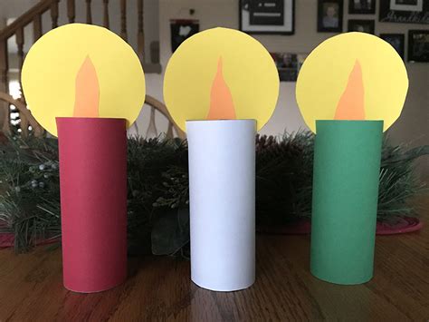 Easy Christmas Candle Craft - Grandma Ideas