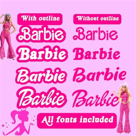 Cricut Barbie Font - Etsy Canada