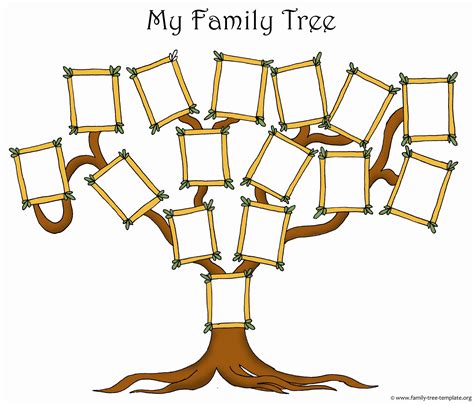 30 Fill In Family Tree – Tate Publishing News