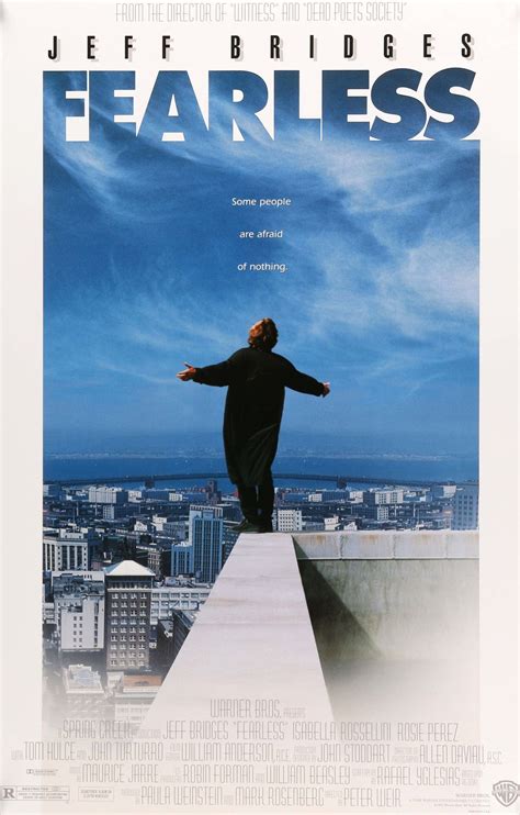 Fearless (1993) | Jeff bridges, Movie posters, Peter weir