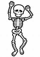 Skeleton Coloring Pages Printable sketch template