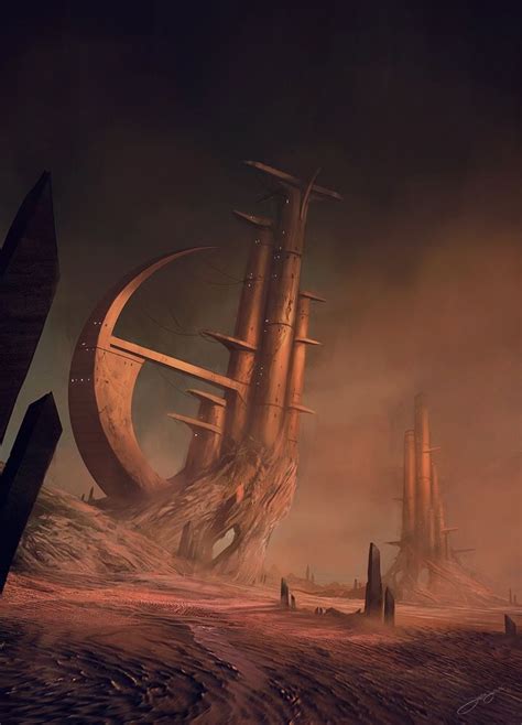 Pin di RK Bentley su Desert Sci-Fi | Arte di fantascienza, Paesaggi, Il ...