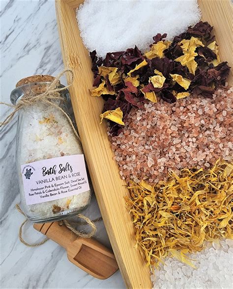 Natural Bath Salts Organic Spa Gift Relaxation Gift - Etsy