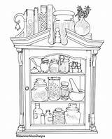 Pantry Coloring Pages sketch template