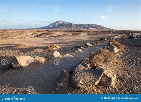 Volcanic Lanzarote Landscape. Canary Islands. Spain Stock Photo - Image of volcanic, holiday ...