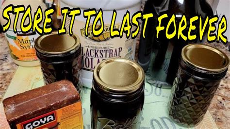 REPACKAGE YOUR MOLASSES & MAPLE SYRUP TO LAST FOREVER - YouTube