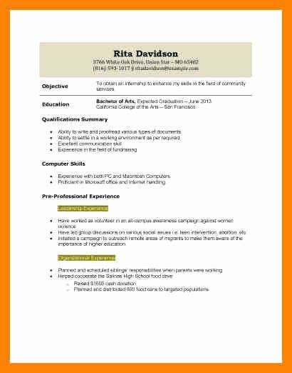 High School Diploma On Resume Elegant 7 High School Diploma Resume in 2020 | Student resume ...