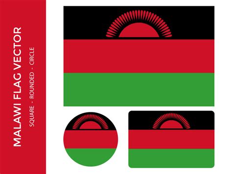 Malawi Flag Vector - Frebers