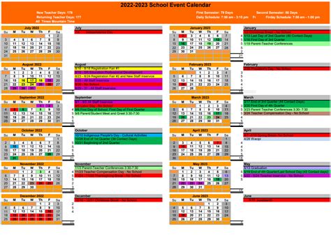 McLaughlin School District Calendar 2022 and 2023 - PublicHolidays.com