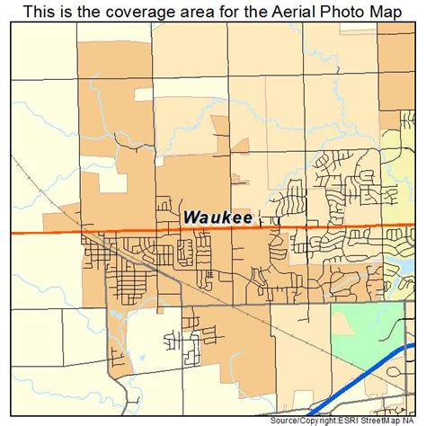 Aerial Photography Map of Waukee, IA Iowa