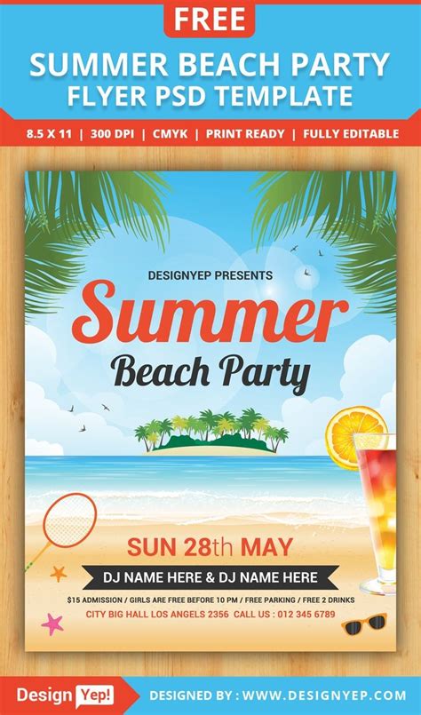 Summer Flyer Template Never Underestimate The Influence Of Summer Flyer ...