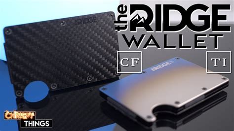 The Ridge Wallet: Burnt Titanium & Carbon Fiber- Why they are the BEST ...