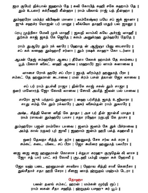 hanuman chalisa in tamil - Scribd india