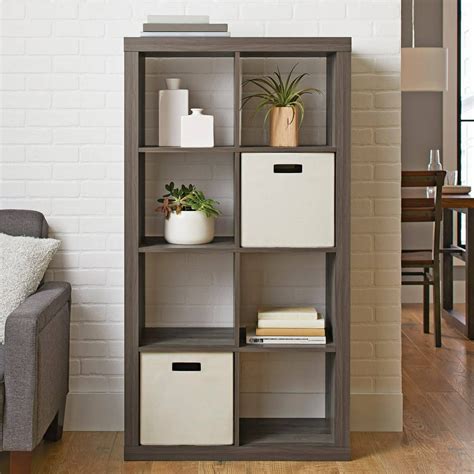 Better Homes & Gardens 8 Cube Storage, Rustic Grey Finish - Walmart.com - Walmart.com