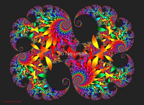 "Classic Mandelbrot Fractal with Petals" by Jo Newman | Redbubble